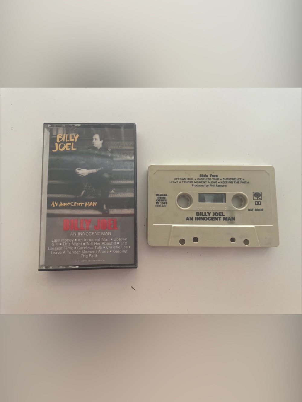 BILLY JOEL AN INNOCENT MAN CASSETTE TAPE  1983 Cassette Tape